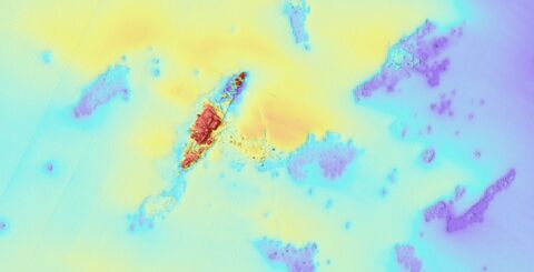 Seabed survey image of HMS Duke of Albany